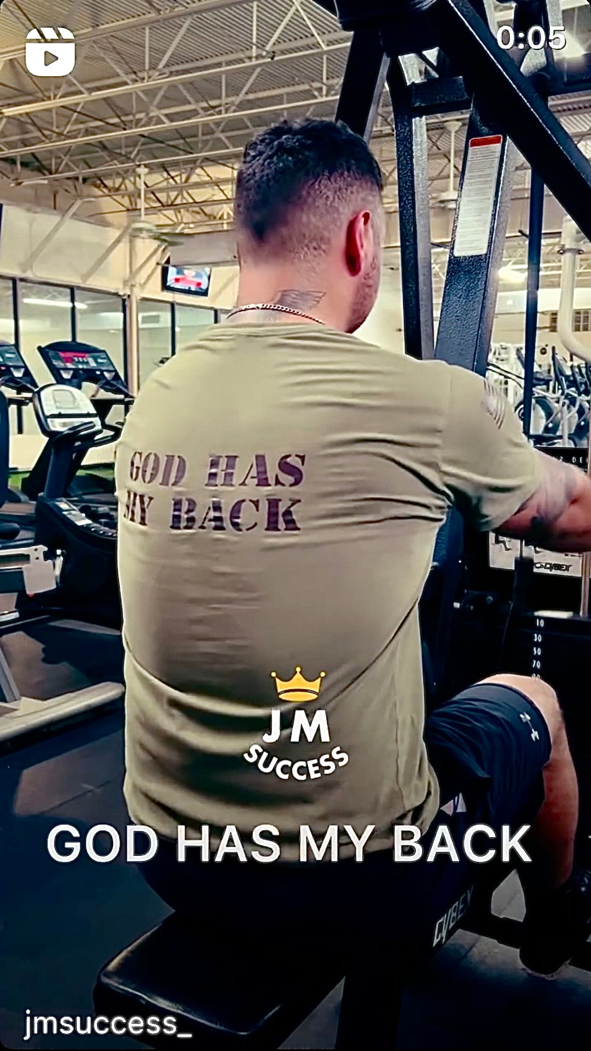 Military Shirt (God Has My Back)