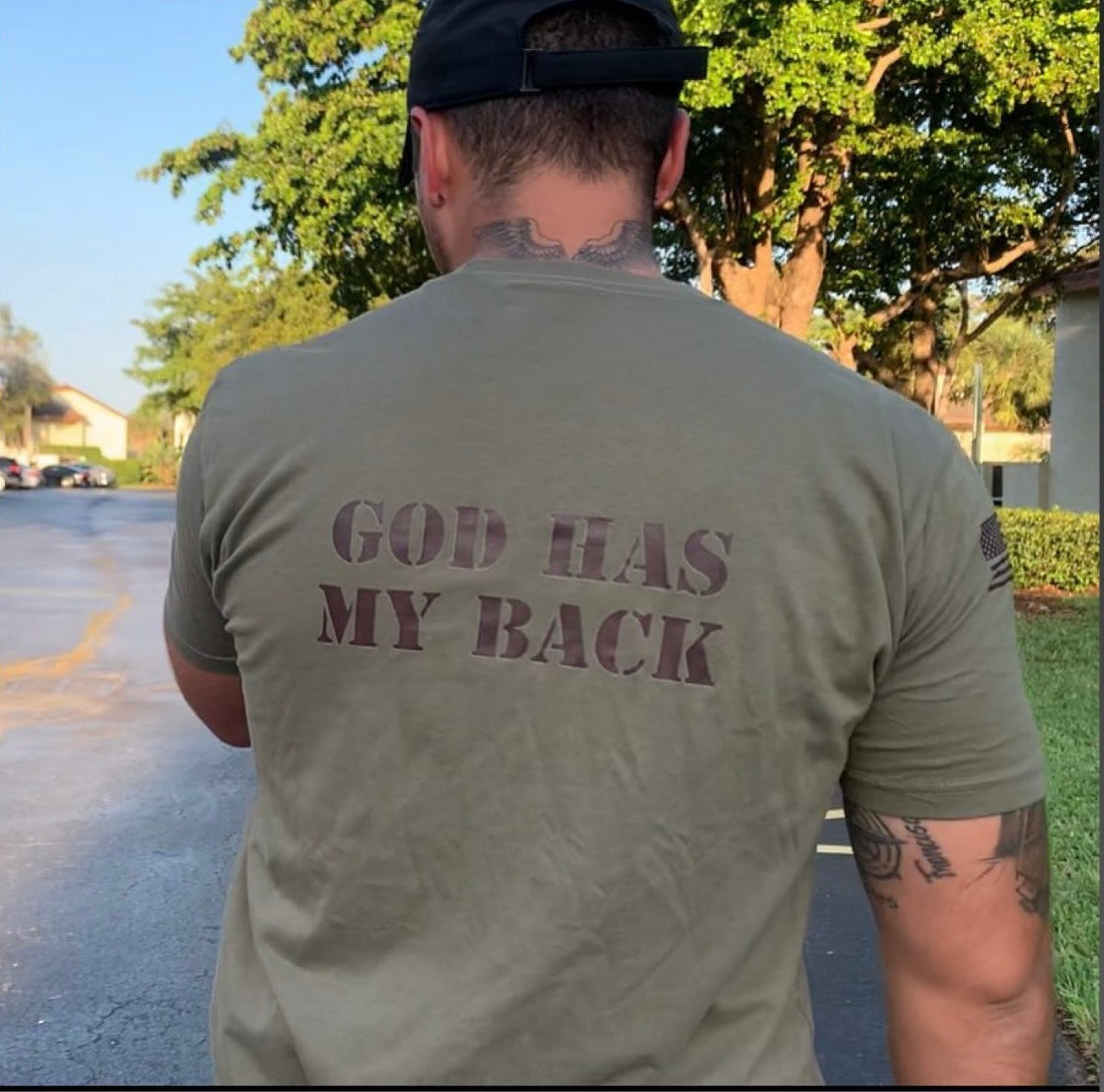 Military Shirt (God Has My Back)