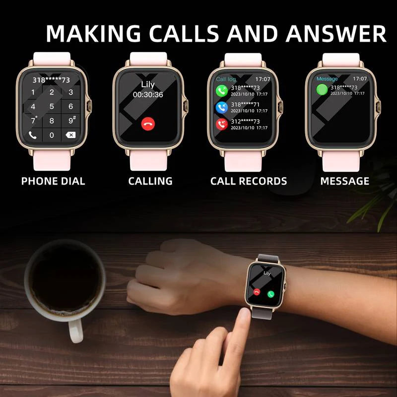 Smart watch, wireless calling for iPhone/Andriod