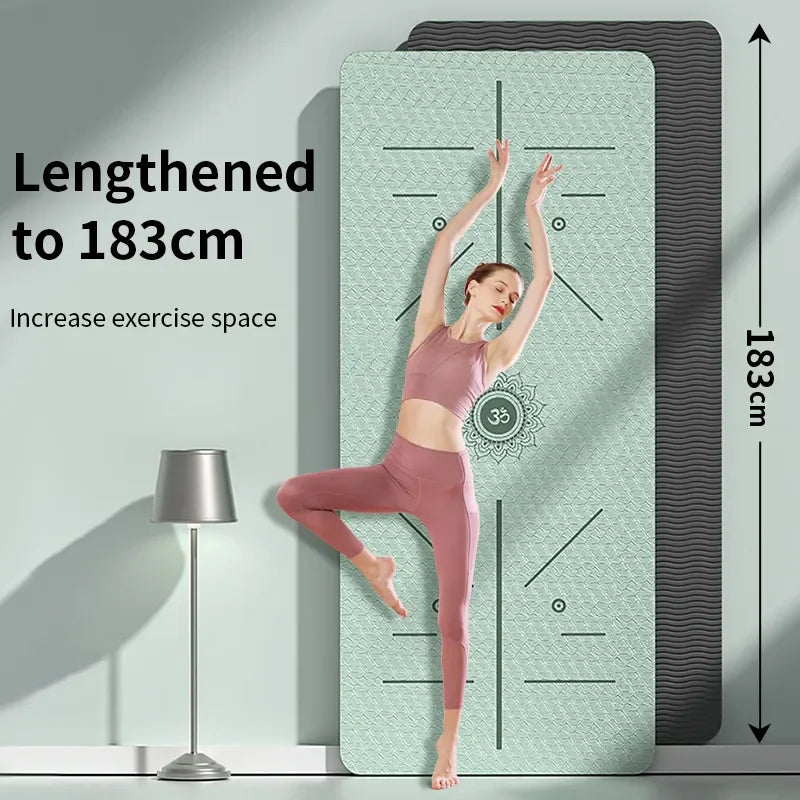 Yoga Mat Non Slip with Carrying Strap